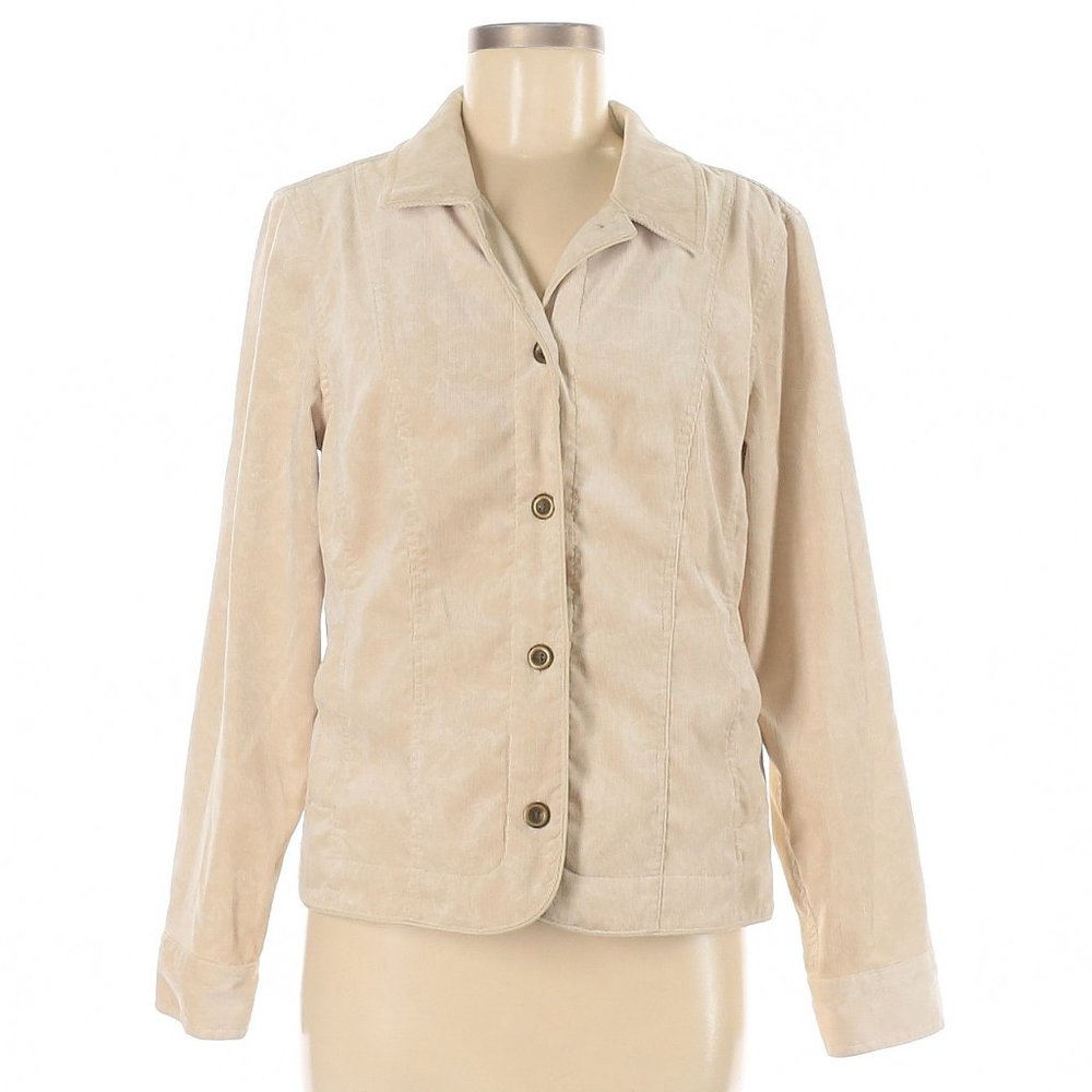 Christopher & Banks Tan Jacket - Size Medium